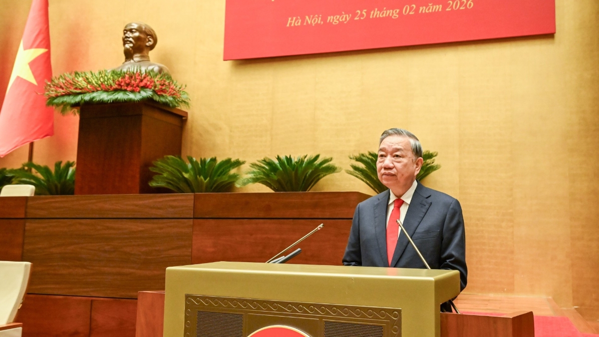 Ph&aacute;t biểu của Tổng B&iacute; thư T&ocirc; L&acirc;m tại Hội nghị to&agrave;n quốc qu&aacute;n triệt, triển khai Nghị quyết số 79 v&agrave; 80 của Bộ Ch&iacute;nh trị