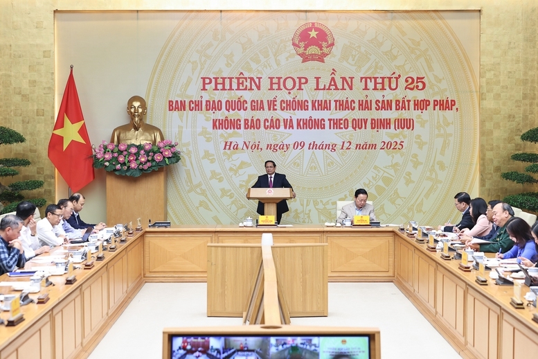 Thủ tướng: Quyết liệt chấm dứt khai thác IUU, quyết tâm gỡ “thẻ vàng” năm 2025