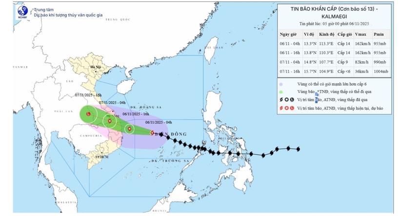 Thủ tướng Ch&iacute;nh phủ chỉ đạo khẩn cấp ứng ph&oacute; b&atilde;o số 13 v&agrave; mưa lũ lớn